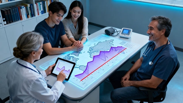 医生在研究量表